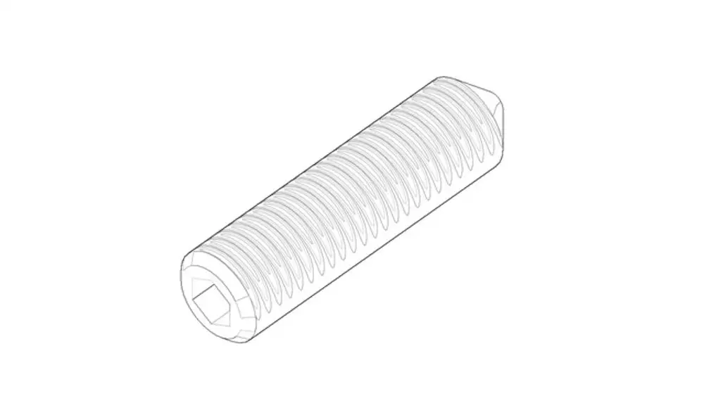 DORNBRACHT Befestigung Gewindestift ERSATZTEILE 093111145 M8 x 30 mm, 09311114590 Galeriebild 1